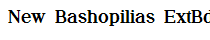 New Bashopilias ExtBd